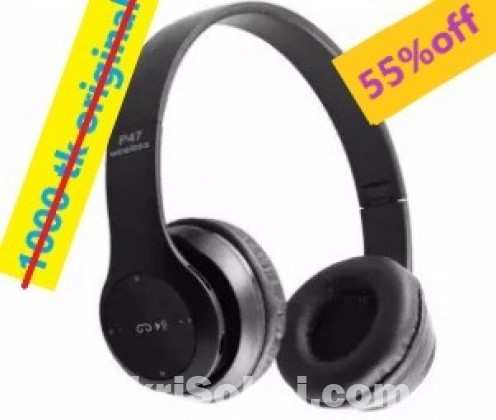 P47 - Wireless Bluetooth Headphone - Black